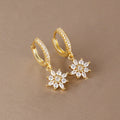 Stella Star Zircon Dangle Earrings